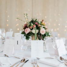 Téli Asztaldíszek Kehelyben