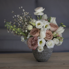 Téli Asztaldíszek Kehelyben