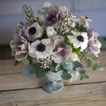 Téli Asztaldíszek Kehelyben