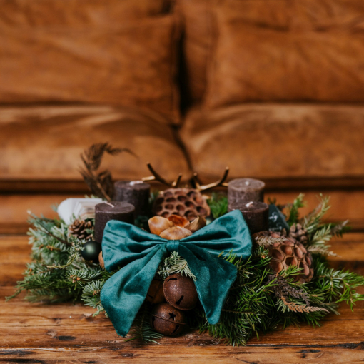 Emerald Tales Adventi koszorú