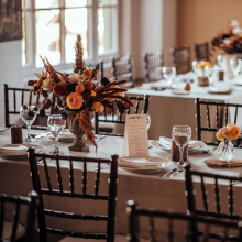 Őszi Asztaldíszek Kehelyben