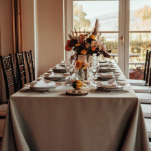 Őszi Asztaldíszek Kehelyben