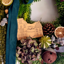 Winter Forager's Ajtódísz