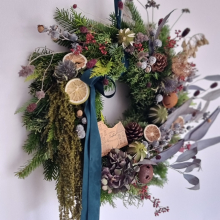 Winter Forager's Ajtódísz