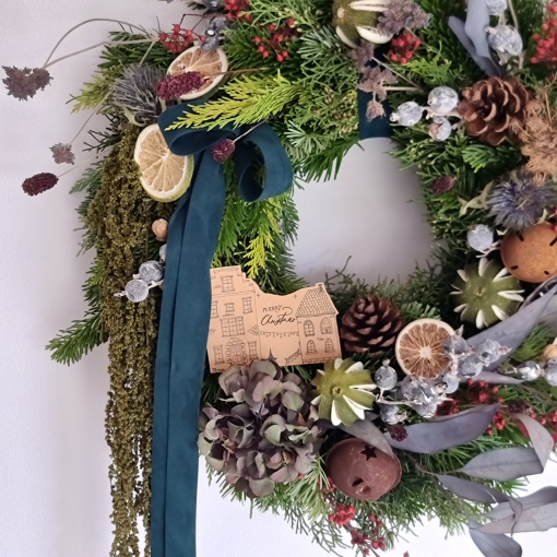 Winter Forager's Ajtódísz