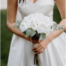 White Peony Greenery 