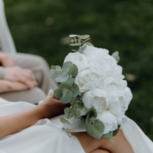 White Peony Greenery 