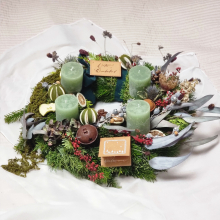 Winter Forager's  Adventi koszorú