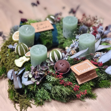 Winter Forager's  Adventi koszorú