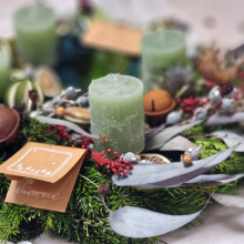 Winter Forager's  Adventi koszorú